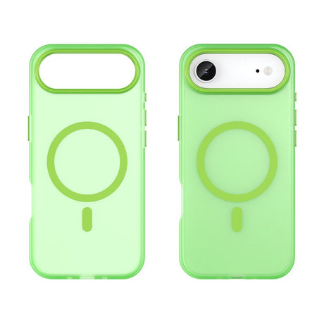 EIDERWOOD iPhone Air Hybrid Plast Cover - MagSafe Kompatibel - Mat Gennemsigtig / Grøn