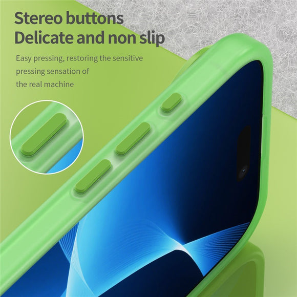 EIDERWOOD iPhone Air Hybrid Plast Cover - MagSafe Kompatibel - Mat Gennemsigtig / Grøn