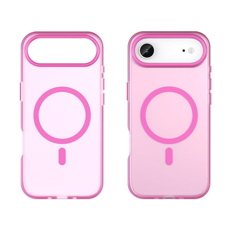 EIDERWOOD iPhone Air Hybrid Plast Cover - MagSafe Kompatibel - Mat Gennemsigtig / Lyserød