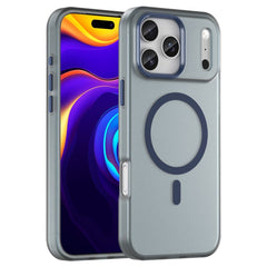 EIDERWOOD iPhone 17 Pro Max Hybrid Plast Cover - MagSafe Kompatibel - Mat Gennemsigtig / Mørkeblå