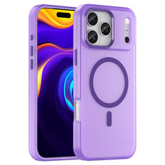 EIDERWOOD iPhone 17 Pro Max Hybrid Plast Cover - MagSafe Kompatibel - Mat Gennemsigtig / Lilla