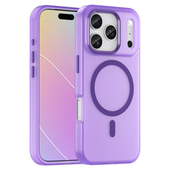 EIDERWOOD iPhone 17 Pro Hybrid Plast Cover - MagSafe Kompatibel - Mat Gennemsigtig / Lilla