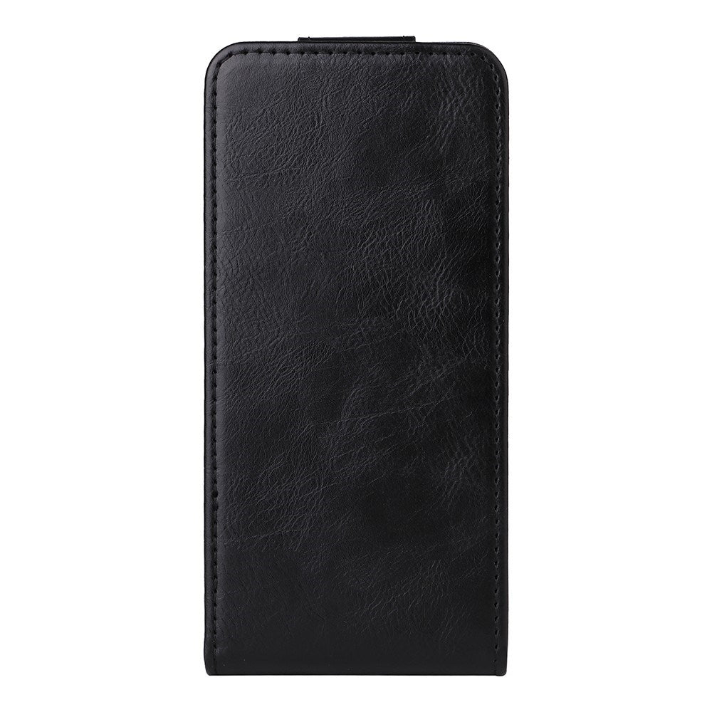 EIDERWOOD Motorola Moto G86 Power Vertikal Kunstlæder Flip Cover m. Kortholder & Ståfunktion - Sort