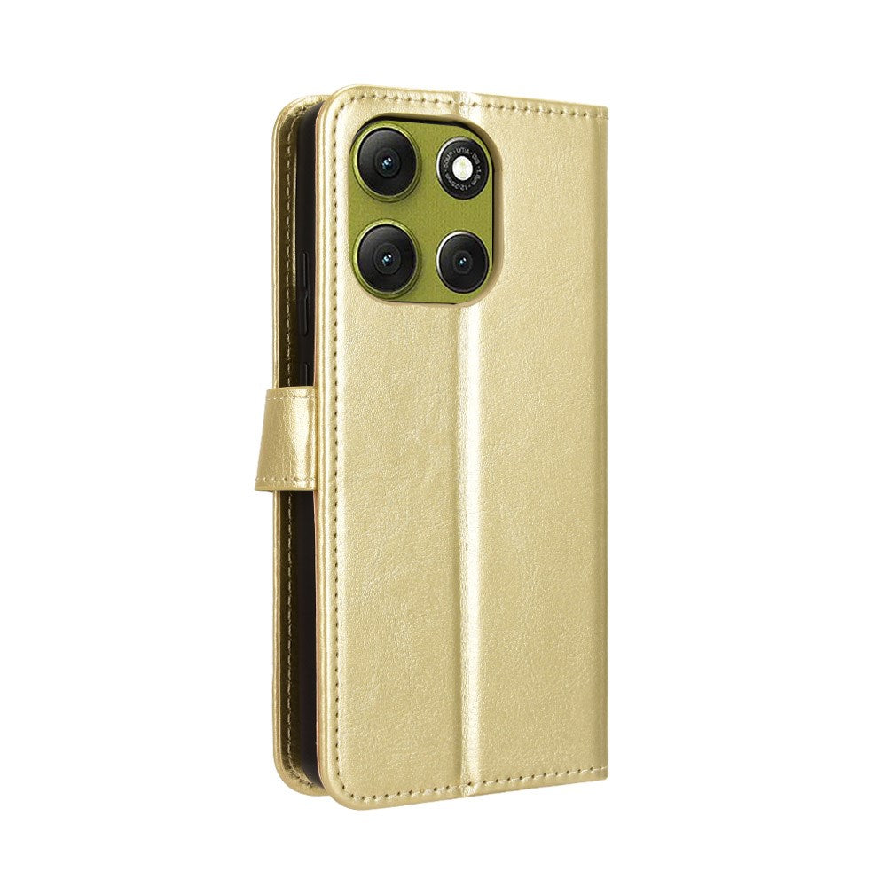 EIDERWOOD Motorola Moto G86 Power Kunstlæder Flip Cover m. Kortholder & Ståfunktion - Guld