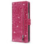 EIDERWOOD Samsung Galaxy Z Fold7 Glitter Flip Cover m. Pung & Strop - Lyserød
