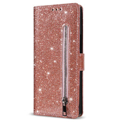 EIDERWOOD Samsung Galaxy Z Fold7 Glitter Flip Cover m. Pung & Strop - Rose Gold