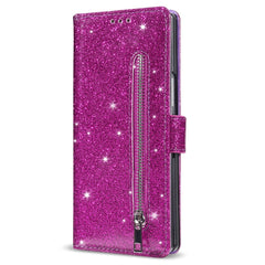 EIDERWOOD Samsung Galaxy Z Fold7 Glitter Flip Cover m. Pung & Strop - Lilla