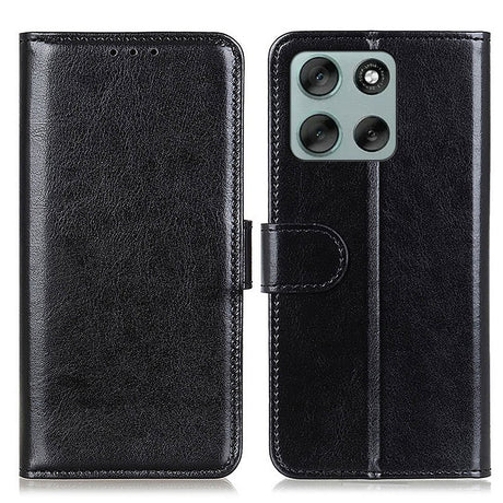 EIDERWOOD Motorola Moto G56 Kunstlæder Flip Cover m. Kortholder & Ståfunktion - Sort
