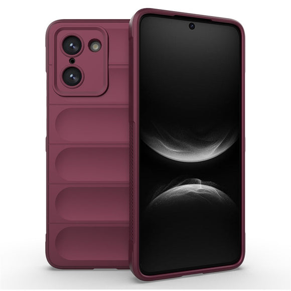 EIDERWOOD OnePlus Nord CE5 Fleksibelt Plastik Cover - Mørkerød