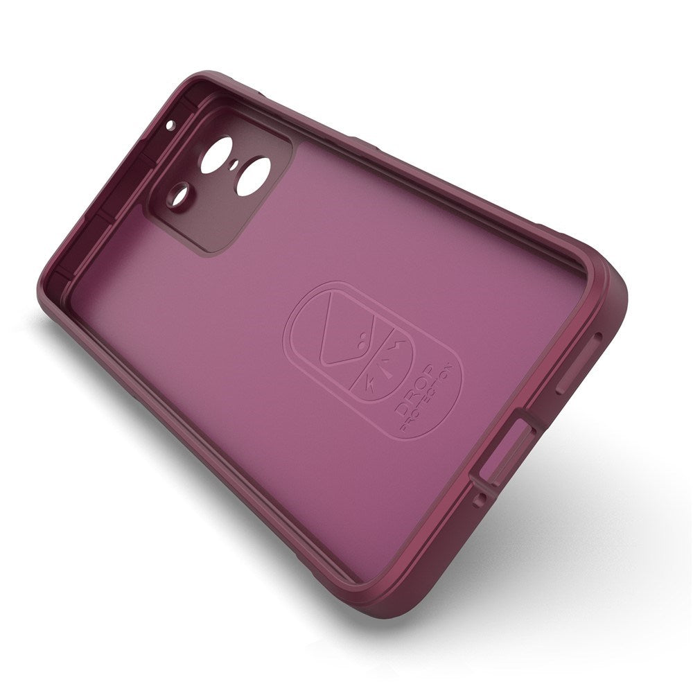 EIDERWOOD OnePlus Nord CE5 Fleksibelt Plastik Cover - Mørkerød