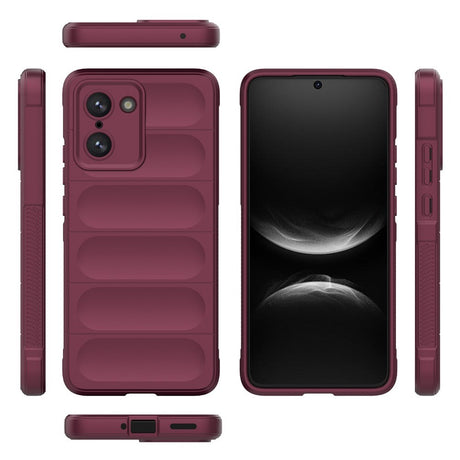 EIDERWOOD OnePlus Nord CE5 Fleksibelt Plastik Cover - Mørkerød