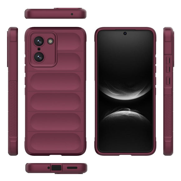 EIDERWOOD OnePlus Nord CE5 Fleksibelt Plastik Cover - Mørkerød