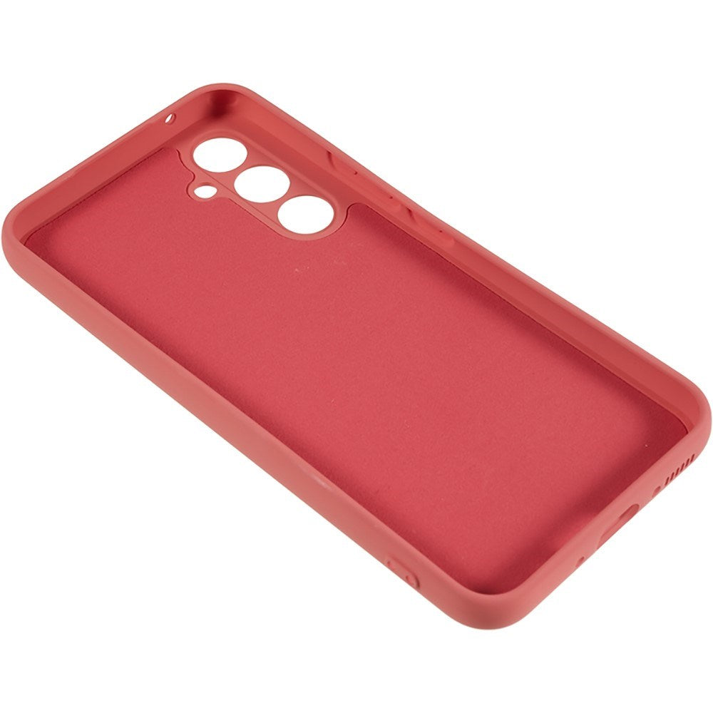 EIDERWOOD Samsung Galaxy S25 FE Foret Fleksibelt Plast Cover - Koralrød