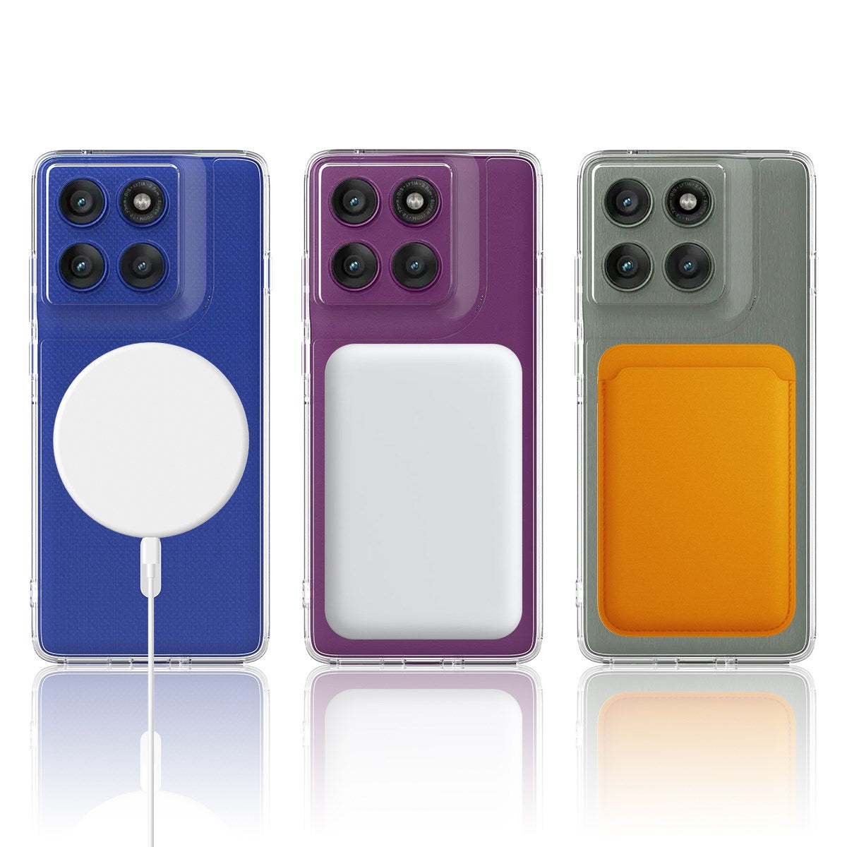 EIDERWOOD Motorola Edge 60 Pro Hybrid Cover - MagSafe Kompatibel - Gennemsigtig