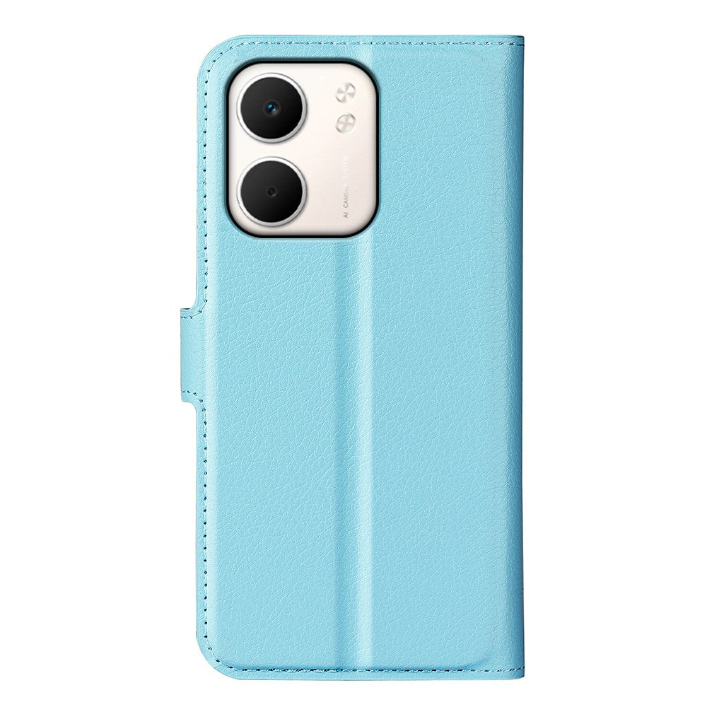 OPPO A5x (5G) / OPPO A5x (4G) EIDERWOOD Kunstlæder Flipcover m. Kortholder & Ståfunktion - Blå