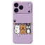 iPhone 17 Pro Fleksibelt Plast Cover m. Dyremotiv - Lilla