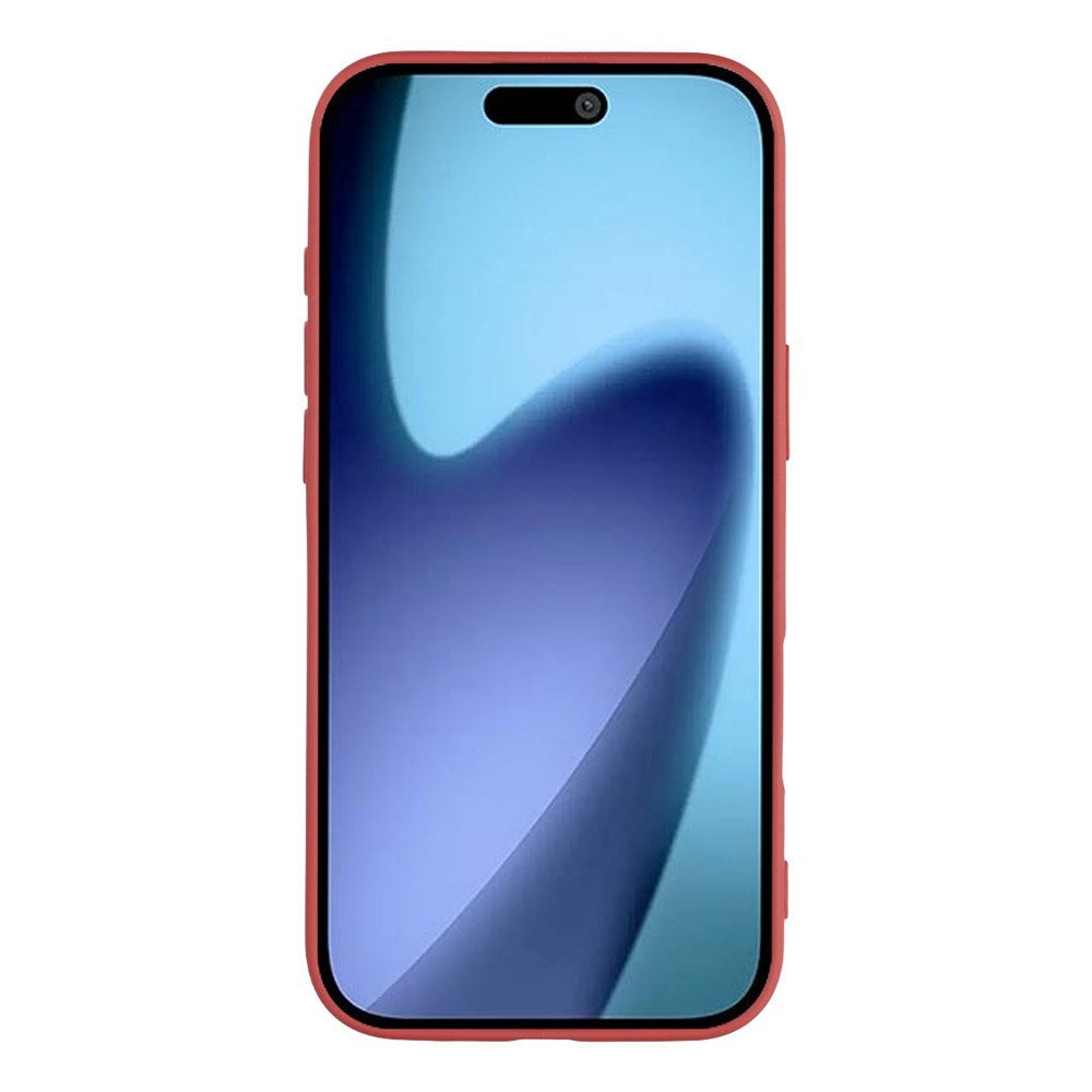 EIDERWOOD iPhone Air Foret Fleksibelt Plast Cover - Mørkerød