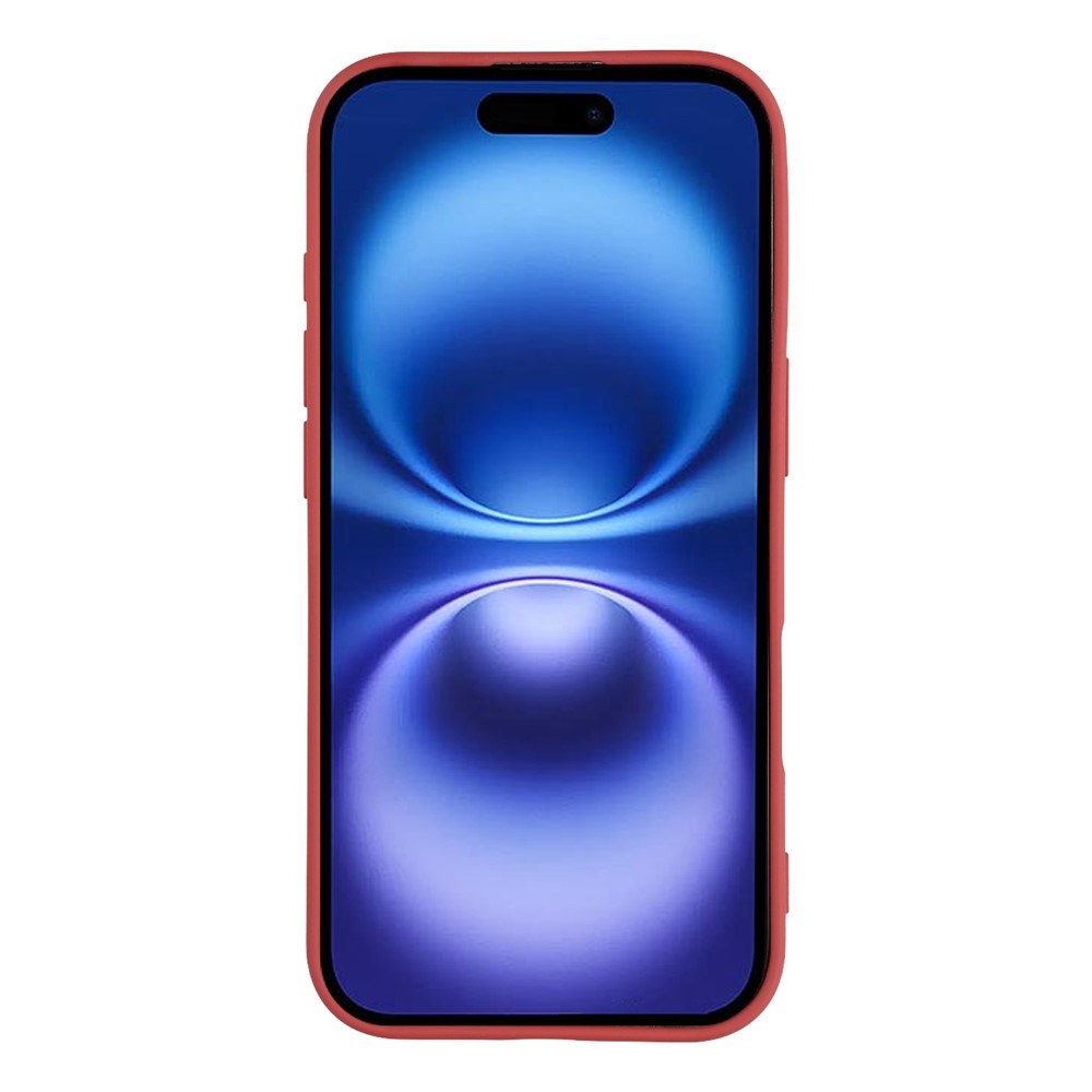 EIDERWOOD iPhone 17 Foret Fleksibelt Plast Cover - Mørkerød