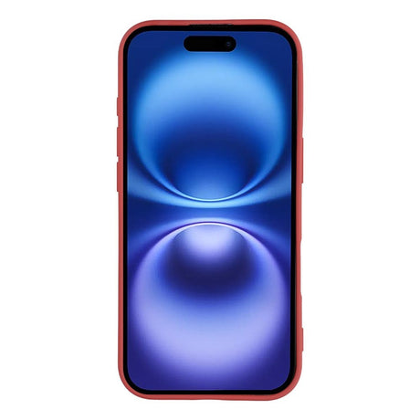 EIDERWOOD iPhone 17 Foret Fleksibelt Plast Cover - Mørkerød