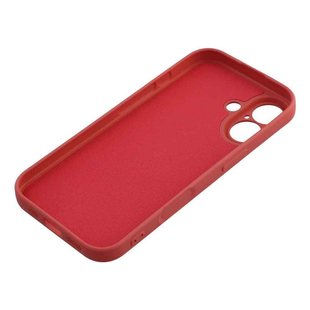 EIDERWOOD iPhone 17 Foret Fleksibelt Plast Cover - Mørkerød