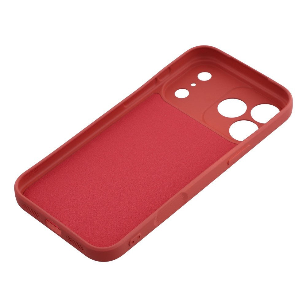 EIDERWOOD iPhone 17 Pro Foret Fleksibelt Plast Cover - Mørkerød