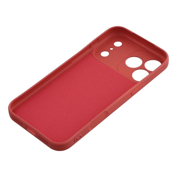 EIDERWOOD iPhone 17 Pro Foret Fleksibelt Plast Cover - Mørkerød