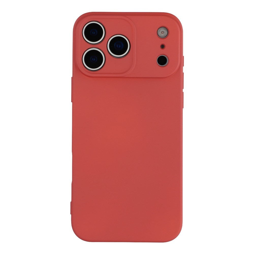 EIDERWOOD iPhone 17 Pro Max Foret Fleksibelt Plast Cover - Mørkerød