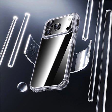 IPAKY iPhone 17 Pro Hybrid Cover m. Forstærkede Hjørner - Gennemsigtig