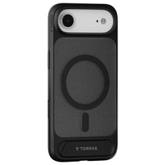 TORRAS iPhone Air Pstand Hybrid Cover m. Kickstand - MagSafe Kompatibel - Sort