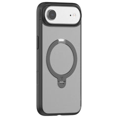 TORRAS iPhone Air Ostand Spin Hybrid Cover m. Roterende Kickstand - MagSafe Kompatibel - Sort