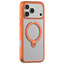 TORRAS iPhone 17 Pro Ostand Spin Hybrid Cover m. Roterende Kickstand - MagSafe Kompatibel - Orange