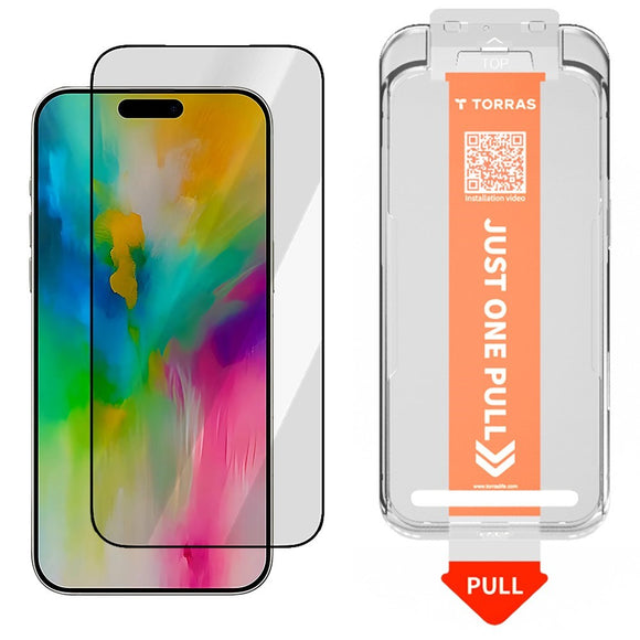 TORRAS iPhone 17 Pro Install Master Skærmbeskyttelsesglas - Gennemsigtig
