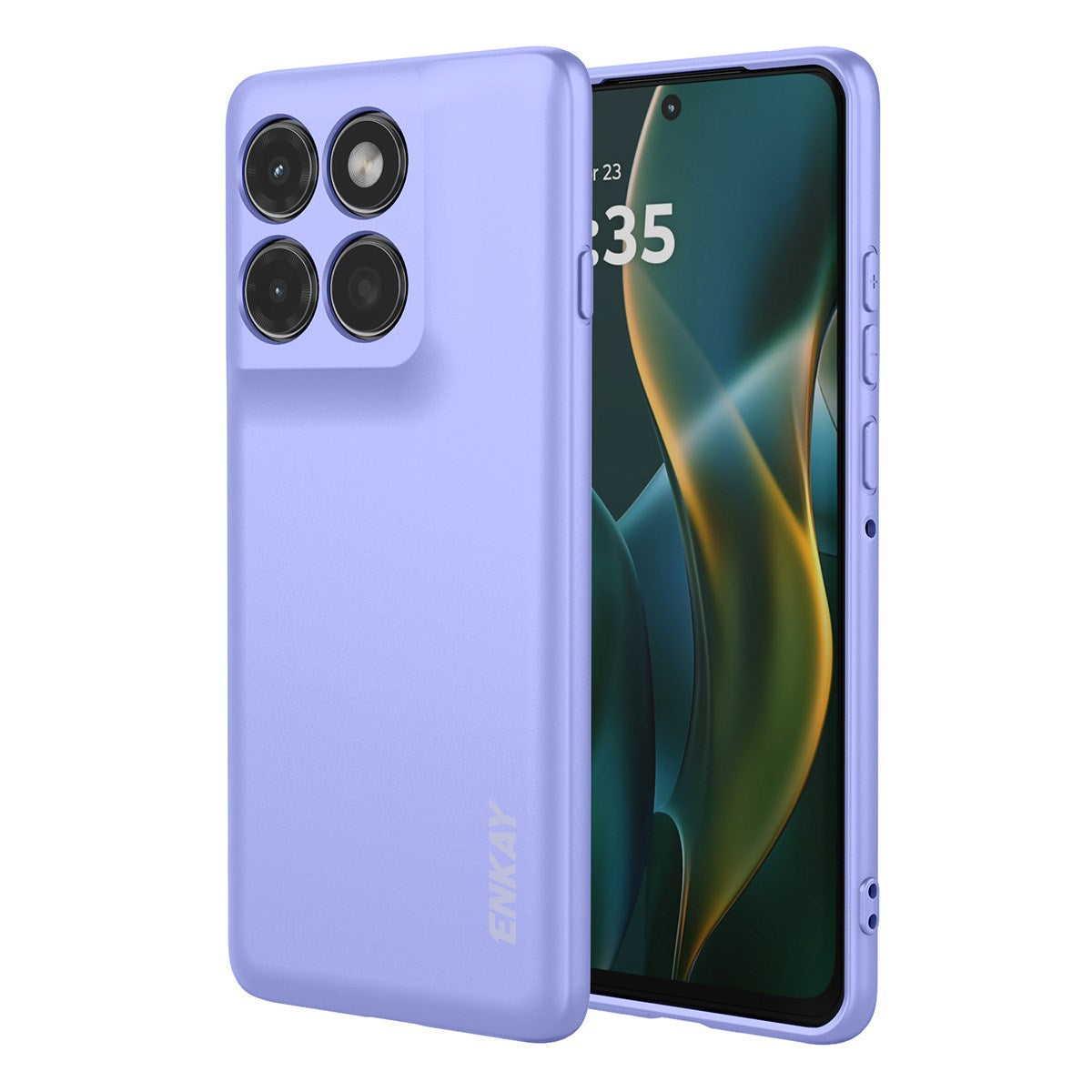 ENKAY Motorola Edge 60 Pro Silikone Cover - Lilla