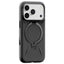TORRAS iPhone 17 Pro Ostand Spin Silikone Cover m. Roterende Kickstand - MagSafe Kompatibel - Sort