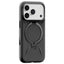 TORRAS iPhone 17 Pro Max Ostand Spin Silikone Cover m. Roterende Kickstand - MagSafe Kompatibel - Sort