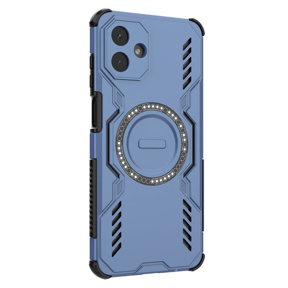 EIDERWOOD Samsung Galaxy A07 Håndværker Cover m. Varmeafledning - MagSafe Kompatibel - Blå