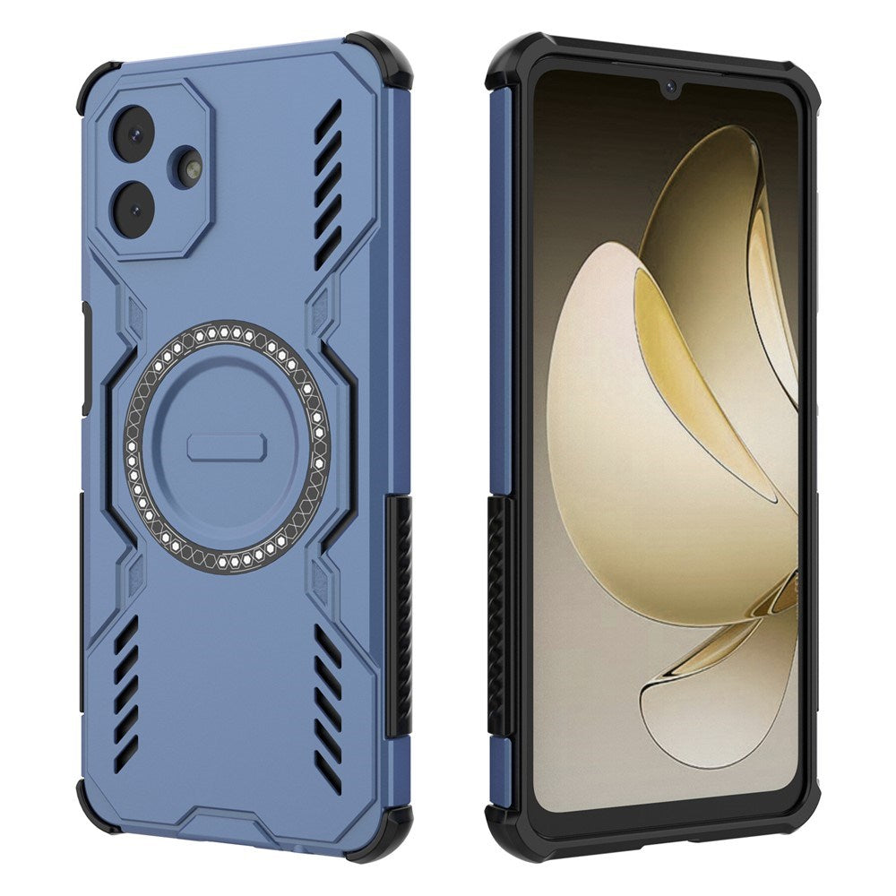 EIDERWOOD Samsung Galaxy A07 Håndværker Cover m. Varmeafledning - MagSafe Kompatibel - Blå