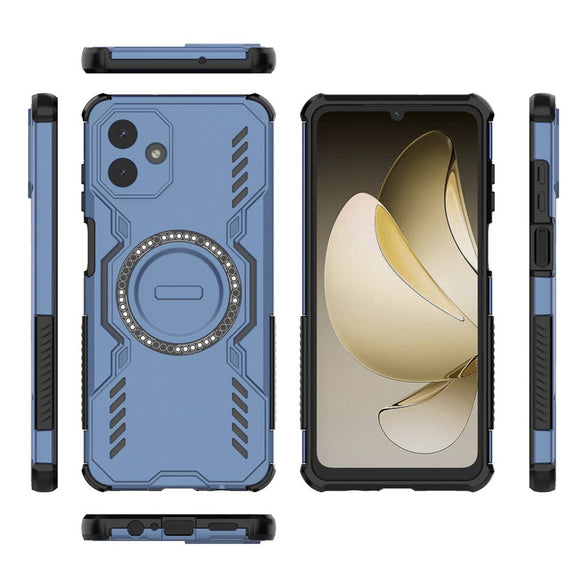 EIDERWOOD Samsung Galaxy A07 Håndværker Cover m. Varmeafledning - MagSafe Kompatibel - Blå