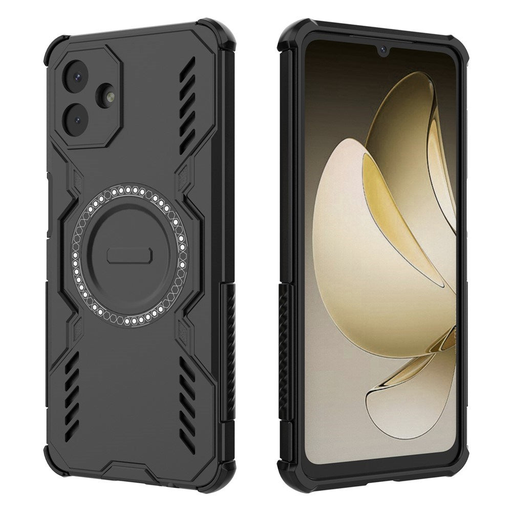 EIDERWOOD Samsung Galaxy A07 Håndværker Cover m. Varmeafledning - MagSafe Kompatibel - Sort