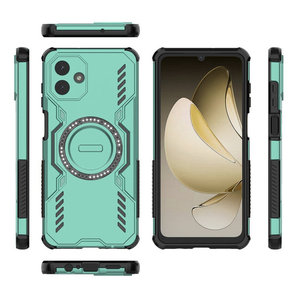 EIDERWOOD Samsung Galaxy A07 Håndværker Cover m. Varmeafledning - MagSafe Kompatibel - Grøn