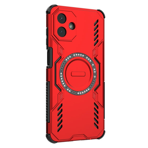 EIDERWOOD Samsung Galaxy A07 Håndværker Cover m. Varmeafledning - MagSafe Kompatibel - Rød