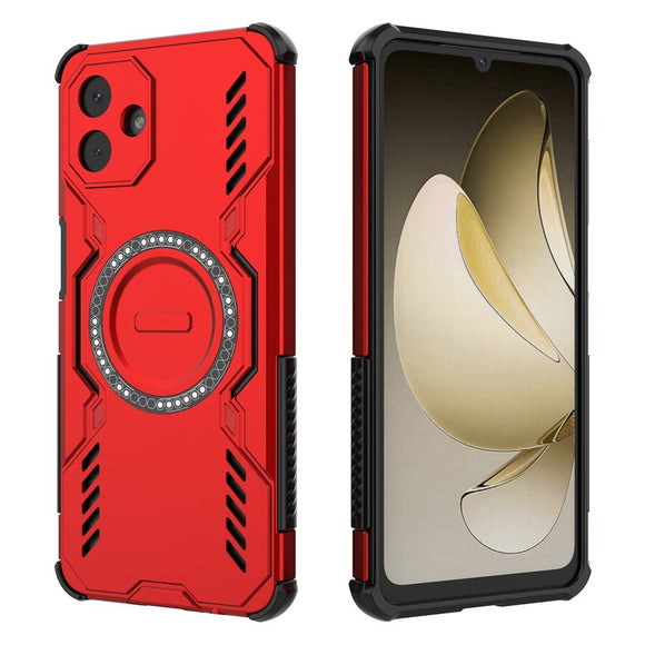 EIDERWOOD Samsung Galaxy A07 Håndværker Cover m. Varmeafledning - MagSafe Kompatibel - Rød