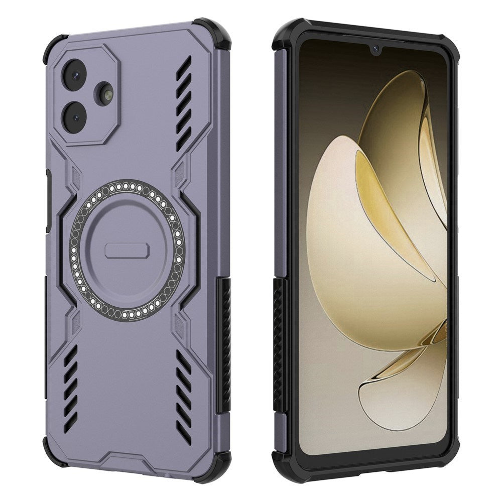 EIDERWOOD Samsung Galaxy A07 Håndværker Cover m. Varmeafledning - MagSafe Kompatibel - Lilla