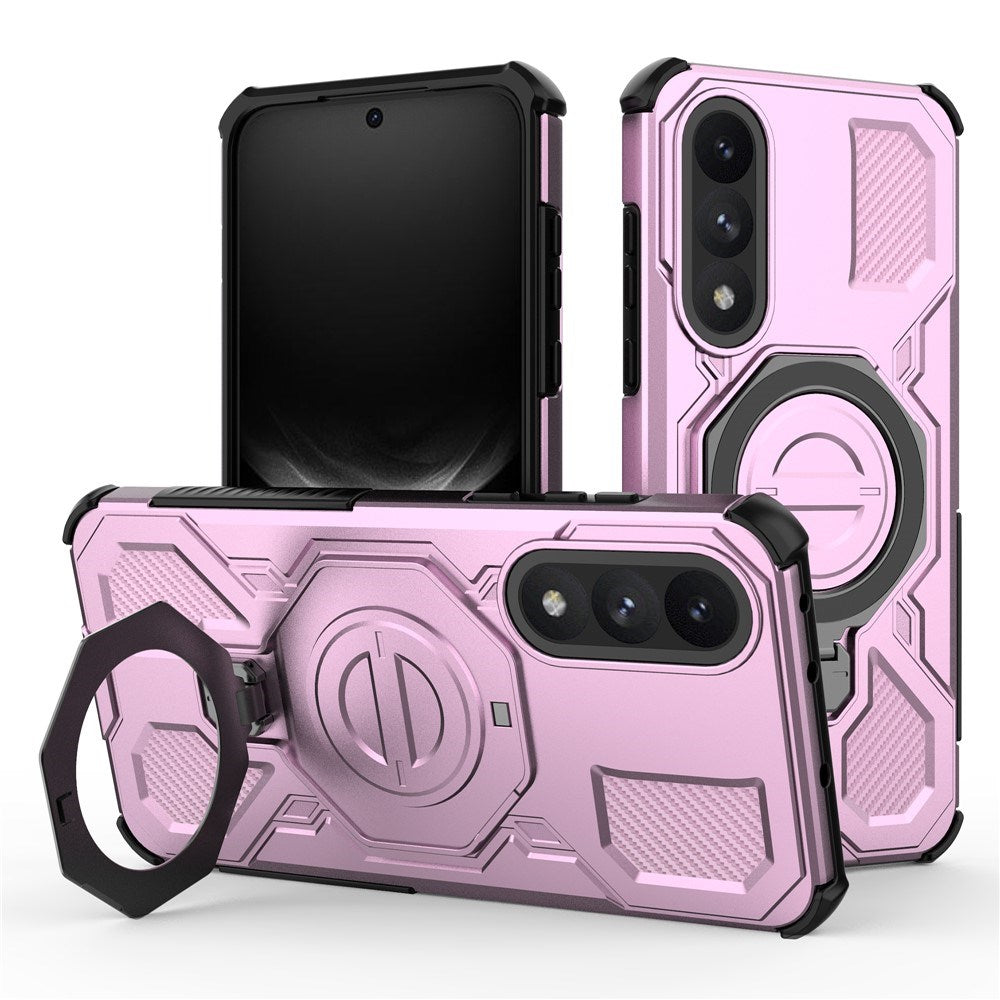 EIDERWOOD OnePlus Nord 5 Hybrid Håndværker Cover m. Kickstand - MagSafe Kompatibel - Lyserød