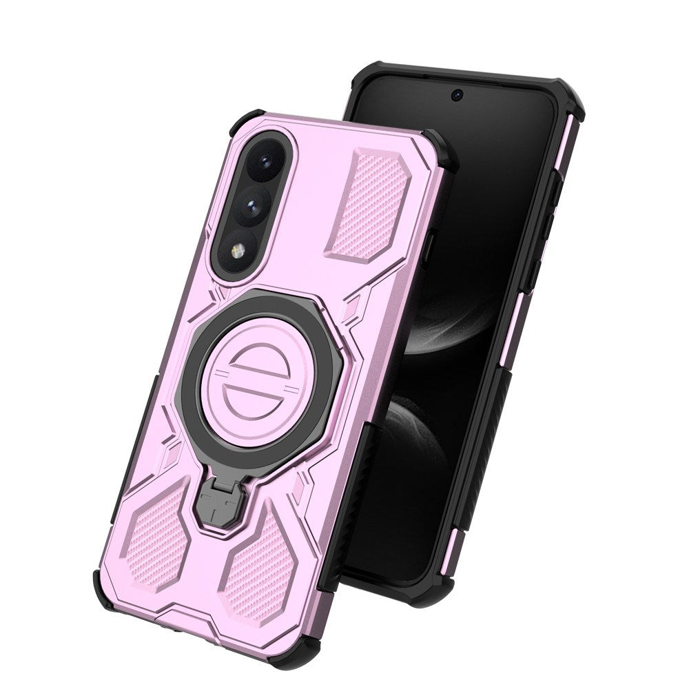 EIDERWOOD OnePlus Nord 5 Hybrid Håndværker Cover m. Kickstand - MagSafe Kompatibel - Lyserød