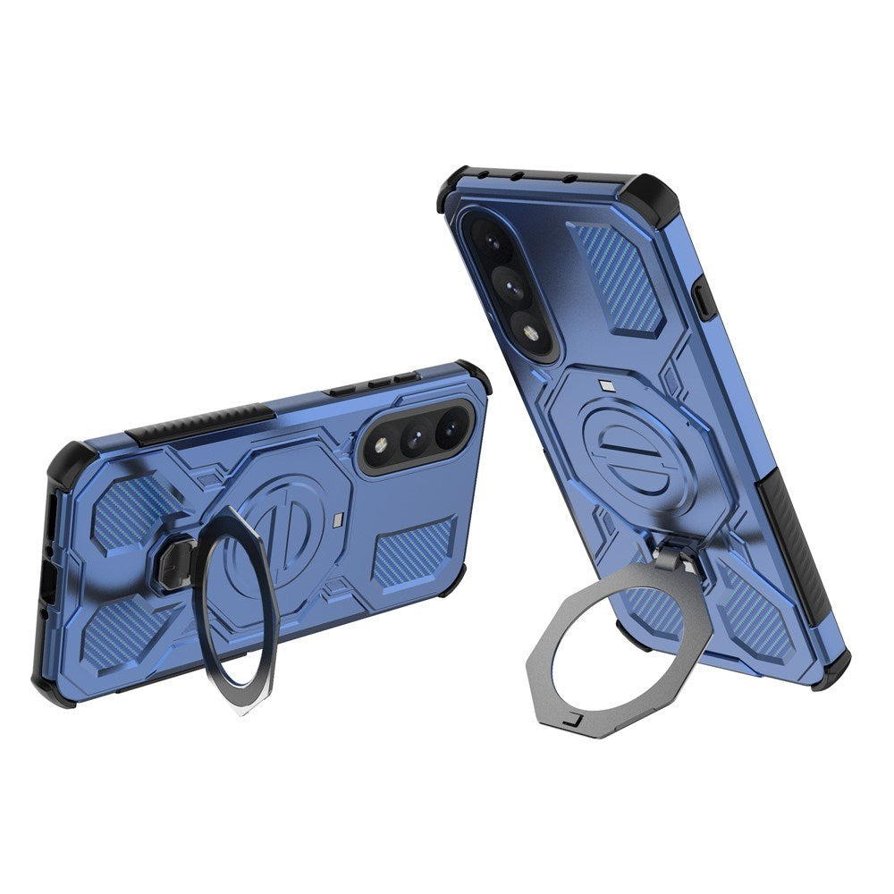 EIDERWOOD OnePlus Nord 5 Hybrid Håndværker Cover m. Kickstand - MagSafe Kompatibel - Blå