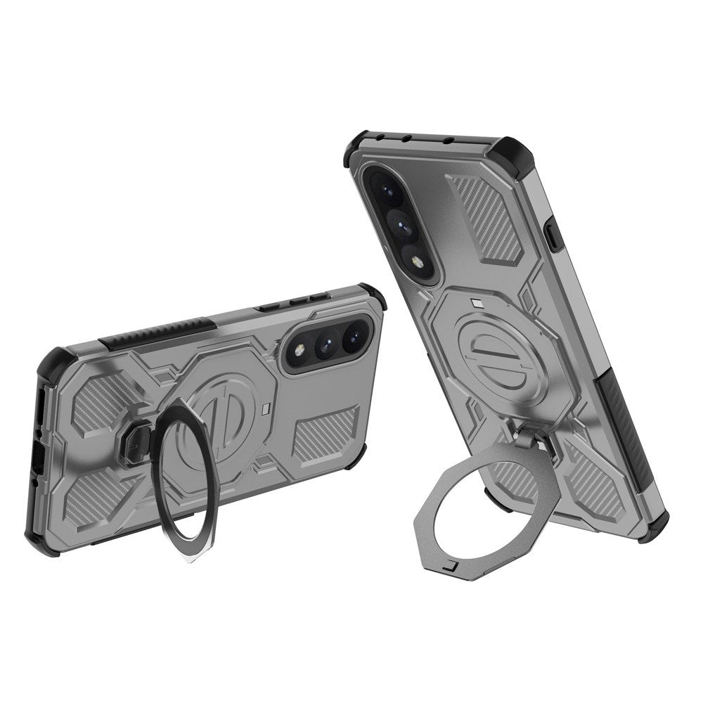 EIDERWOOD OnePlus Nord 5 Hybrid Håndværker Cover m. Kickstand - MagSafe Kompatibel - Grå