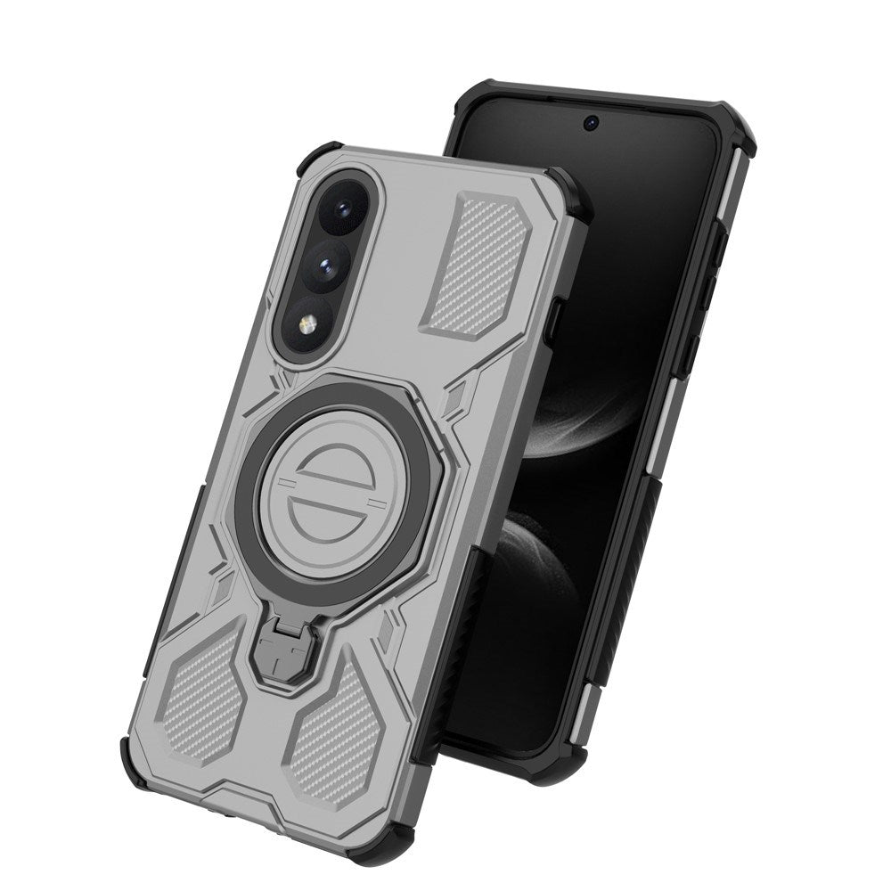 EIDERWOOD OnePlus Nord 5 Hybrid Håndværker Cover m. Kickstand - MagSafe Kompatibel - Grå