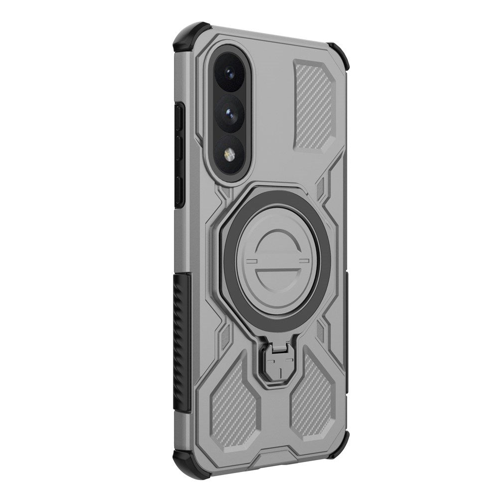 EIDERWOOD OnePlus Nord 5 Hybrid Håndværker Cover m. Kickstand - MagSafe Kompatibel - Grå