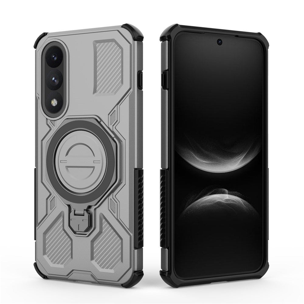 EIDERWOOD OnePlus Nord 5 Hybrid Håndværker Cover m. Kickstand - MagSafe Kompatibel - Grå